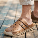 Javier Leather-Look Mule Clog