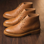 Camillo Pebbled Leather Chukka Boot