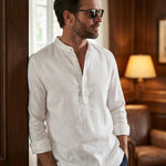 Vincenzo Cotton Linen Shirt
