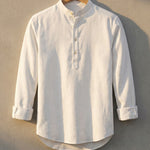 Vincenzo Cotton Linen Shirt