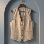 Tomas Linen Blend Vest