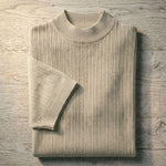 Antonio Ribbed Mock Neck Knit