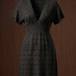 Romina Open-Knit Mini Dress