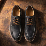 Leonel Leather Moc-Toe Oxford