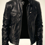 Virgilio Faux Leather Moto Jacket