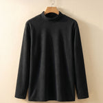 Cesar Mock Neck Long Sleeve Top