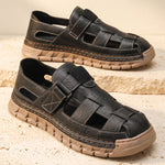 Ciro Leather Closed-Toe Sandals