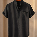 Ignacio Cotton Linen Short-Sleeve Shirt