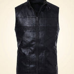 Vicente Faux Leather Vest
