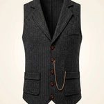 Oscar Herringbone Waistcoat