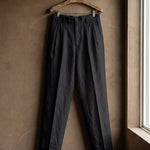 Augusto Linen Pleated Trousers