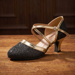 Rafaela Glitter Mesh Heeled Sandal