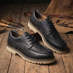 Leonel Leather Moc-Toe Oxford