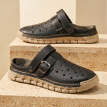 Javier Leather-Look Mule Clog