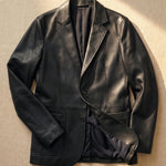 Sandro Faux Leather Blazer