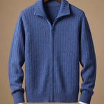 Angelo Cashmere Zip Cardigan