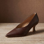 Felicia Leather Heels