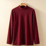 Cesar Mock Neck Long Sleeve Top
