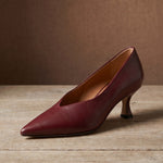 Felicia Leather Heels