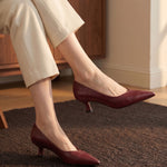 Felicia Leather Heels