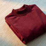 Cesar Mock Neck Long Sleeve Top