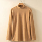 Cesar Mock Neck Long Sleeve Top