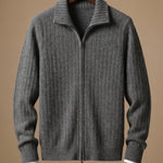 Angelo Cashmere Zip Cardigan