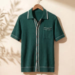 Isidoro Ribbed-Knit Polo Shirt