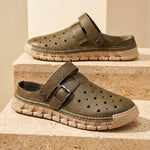 Javier Leather-Look Mule Clog