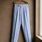 Augusto Linen Pleated Trousers