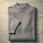 Antonio Ribbed Mock Neck Knit