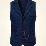 Oscar Herringbone Waistcoat