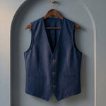Tomas Linen Blend Vest