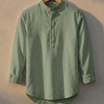 Vincenzo Cotton Linen Shirt