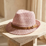 Walter Open-Weave Fedora Hat