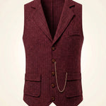 Oscar Herringbone Waistcoat