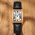 Eleonora Leather Tank Watch