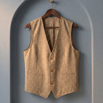 Tomas Linen Blend Vest