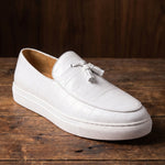 Lino Croc-Embossed Tassel Loafer