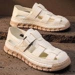 Ciro Leather Closed-Toe Sandals