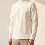 Cesar Mock Neck Long Sleeve Top