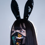 Cyber Bunny Mask Cosplay Latex