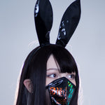 Cyber Bunny Mask Cosplay Latex