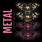 Cyber Succubus Womb Tattoos Pack