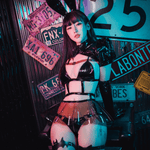 Cyber Bunny Set Cosplay Lingerie