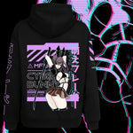 Unisex Cyber Bunny Hoodie Cosplay