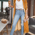 Velvet Kimono Coat