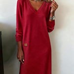 The Elara Comfort Midi Dress