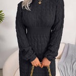 Zeagoo Women's Casual Twist Woven Sweater Dress