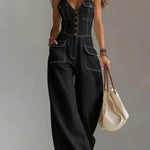 Sofia | Rilassato Denim Jumpsuit
